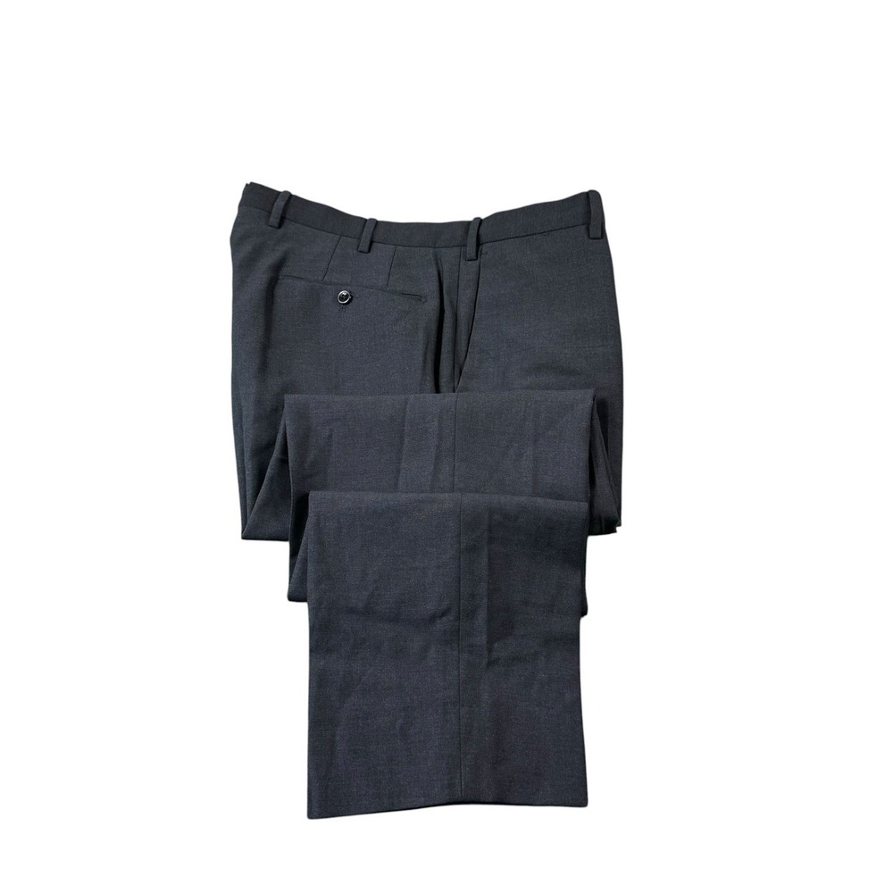 Incotex Current Techno Wool Men's Flat Front Men's Trouser Size 34x30